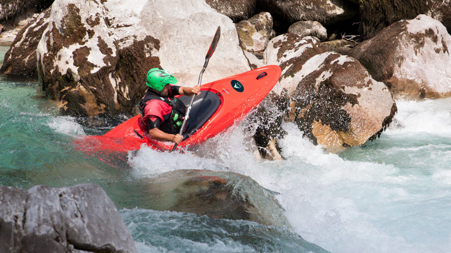 Kajak-Kurse auf der Soča mit deutschen Kajaklehrern